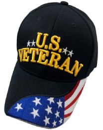 6 Wholesale Military Embroidered Caps