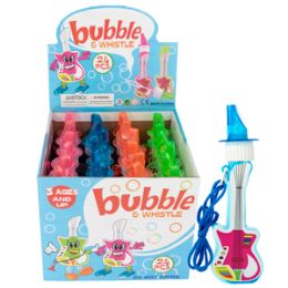192 Pieces Guitter Bubble Whistle - Bubbles