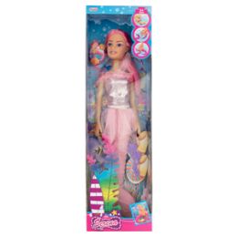 12 Wholesale Jumbo Serena Mermaid Doll - 2 Piece Set