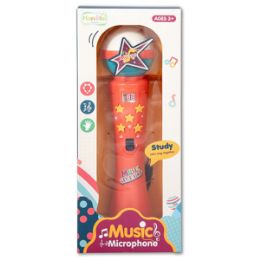 24 Pieces LighT-Up Led Microphone With Music - Toys & Games