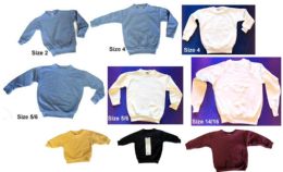 144 Pieces Assorted Blank Youth Sweatshirts - Mens Sweat Shirt
