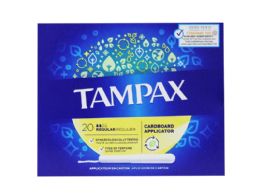 8 Pieces 20 Count Tampax Blue Regular - Personal Care