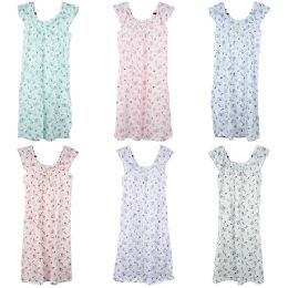 24 Pieces Women's Night Gown Size M - Women's Pajamas and Sleepwear