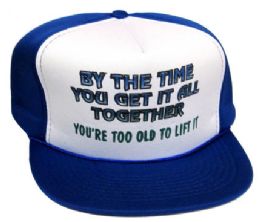 24 of Adult Printed Winter Cap By The Time You Get It All Together, You're Too Old To Lift it