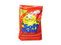4 Pieces 20 Lb Soft Paw Unscented Cat Litter - Pet Chew Sticks and Rawhide