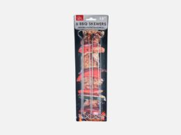 24 Wholesale 15 Inch Bbq Skewer 6 Pieces