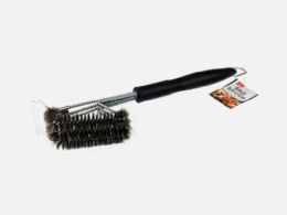 24 Wholesale 17 Inch Bbq Brush With Steel Bristle