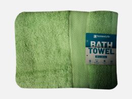 12 Wholesale 30 X 54 Bath Towel In Sage
