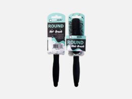 24 Pieces Round Hair Brush Black - Hair Brushes & Combs