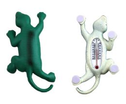 48 Pieces Outdoor Window Lizard Thermometer - Thermometer
