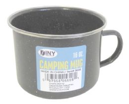 48 Pieces 16 Oz Enamel Camping Mug - Coffee Mugs
