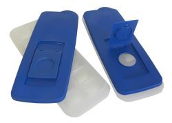 48 Wholesale No Spill Ice Cube Tray With Removable Cover Blue Set Of 2