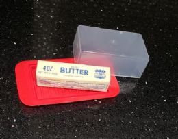 36 Wholesale Plastic Butter Dish Red Bpa Free