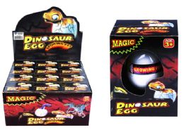 72 Wholesale Magic Hatching Growing Egg (dinosaur)