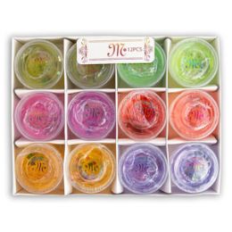 24 Wholesale Confetti Bead Slime (12 Pack)