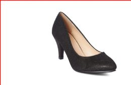 12 Wholesale Womens High Heel Shoes Color Black