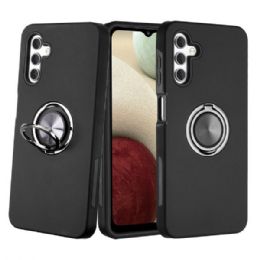 12 Wholesale Dual Layer Armor Hybrid Stand Ring Case For Samsung Galaxy S22 5g In Black