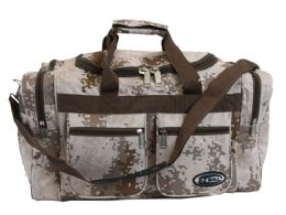12 Bulk "E-Z Roll" 20" Desert Digital Camouflage Duffel Bag