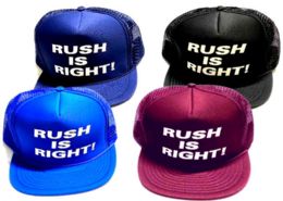 24 Wholesale Rush Is Right Printed Hats