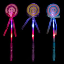 24 Wholesale LighT-Up Led Lollipop Wand
