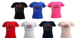 96 Pieces Womens T -Shirt Size Assorted - Women's T-Shirts