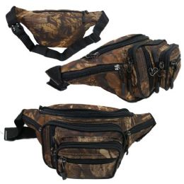 48 Wholesale Hunting Camouflage Fanny Bag