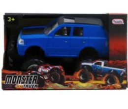 12 Wholesale 8" F/f Monster Suv 3 Assorted Colors
