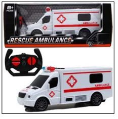 12 Pieces 8 Inches B / O R / C Ambulance In Window Box - Cars, Planes, Trains & Bikes
