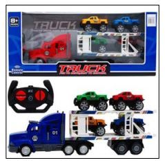 6 Wholesale 16.5" B/o R/c Truck W/ 4pc 4" Trucks In Window Box, 2