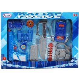 12 Wholesale 12pc Toy Police Set In Window Box, 2 Assrt Styles