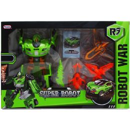 12 Wholesale 7.5" Transforming Robot W/ Accss In Window Box
