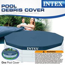6 Pieces Pool Cover Round 10 Foot X 10 Fits 10 Foot Fram Pool - Summer Toys