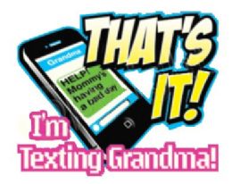 36 Pieces Baby Shirts "that's It! I'm Texting Grandma!" - Baby Apparel