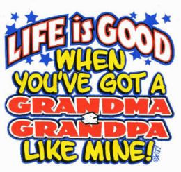 36 Pieces Baby Shirts "life Is Good When You've Got A Grandma & Grandpa Like Mine - Baby Apparel