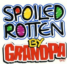 36 Pieces Baby Shirts "spoiled Rotten By Grandpa" - Baby Apparel
