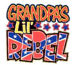 36 Wholesale Baby Shirts "grandpa's Li'l Rebel"