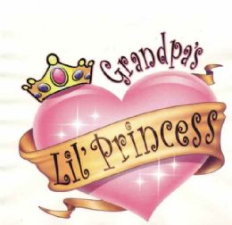 36 Wholesale Baby Shirts "grandpa's Lil' Princess"