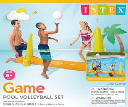 6 Pieces Pool Games Volleyball 94x25x36 - Inflatables