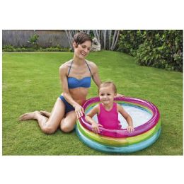 12 Pieces Rainbow Baby Pool 86cm X 25cm - Inflatables