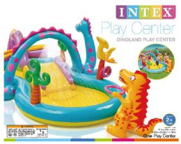 2 Pieces Play Center 131 X 90 X 44 Dinoland - Inflatables