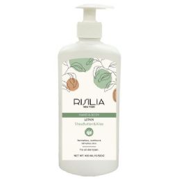 24 Wholesale Risilia Moisturizing Hand & Body Lotion With Shea Butter & Aloe Vera 13.52oz