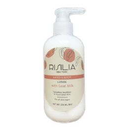 24 Pieces Risilia Hand & Body Lotion With Goat Milk 8 oz - Skin Care