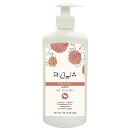 24 Pieces Risilia Hand & Body Lotion With Goat Milk 13.52 oz - Skin Care
