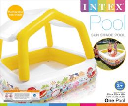 3 Pieces Pool Swim Center 62 X 62 X 48 Detachable Sun Shade - Inflatables