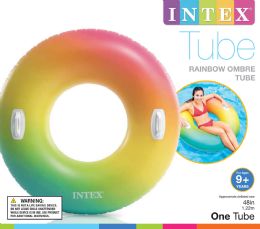 6 Pieces Tubes 48 Inch Rainbow - Inflatables