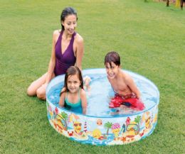6 Pieces 4 Foot X 10 Inch Duckling Snapset Pool - Inflatables