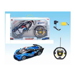 8 Wholesale 1:12 Rc Bugatti Police Car With Light & Charger