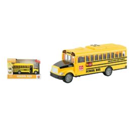 12 Wholesale 1:16 School Bus With Light And Sound Yellow