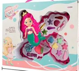 12 Pieces Mermaid 3-Layer Cosmetics Set - Girls Toys