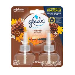 6 Wholesale Glade Plugins 2 Count Refills 1.34 Oz Cashemere Wood